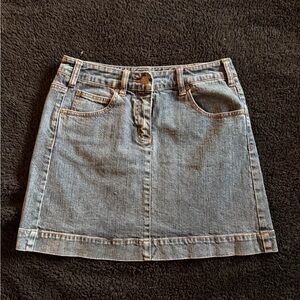 INC International Concepts Classic Blue Mini Skirt